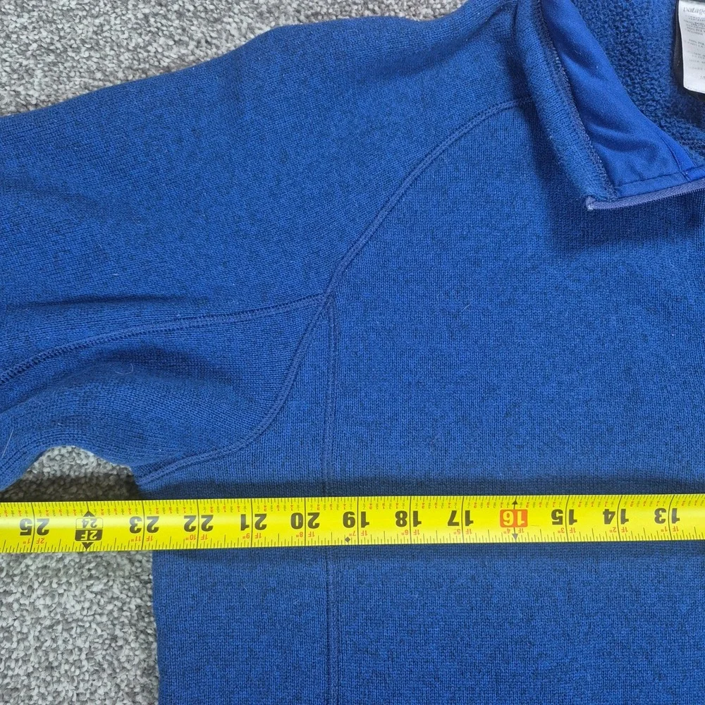 Patagonia Better Sweater Mens XL Blue 1/4 Zip Fleece Pullover